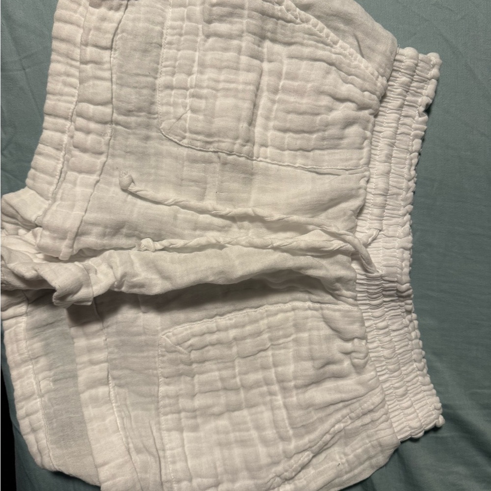 Aeropostale Light Gray Textured Shorts